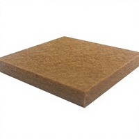 Panneau acoustique PET 24 mm, feutre haute densité, panneau absorbant le son pour murs et plafonds, double face lisse, écologique