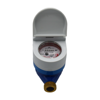 Multi Jet Brass Body RF IC Card Water Meter, Prepayment Intelligent Water Meter With LCD Display for Property Fee Management