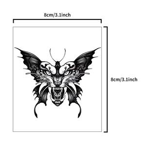 Più venduto 2 settimane Semi permanente del tatuaggio adesivi a trasferimento d'acqua disegni simpatici a base di piante a base di erbe tatuaggio temporaneo per il corpo della gamba - Product Image 6