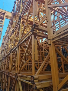 <span class=keywords><strong>Grue</strong></span> à tour de type marteau de marque chinoise, 5 tonnes, <span class=keywords><strong>prix</strong></span> de 10 000 USD, avec flèche de 50 mètres, modèle QTZ63(5013-5), exportée vers l'Afrique - Product Image 4