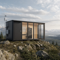 Cabaña Modular COCOVIA para Resort, Hotel Móvil Prefabricado, Sistema de Control a Distancia, Cabaña Modular Glamping para Inversión en Resorts