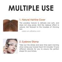 Polvo de Sombra para el Cabello de Marca Privada, Color Instantáneo, Cubre las Raíces Grises, Retoca la Línea del Cabello de Forma Natural, para una Disimulación Rápida
