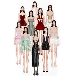 Vestuário Vestuário Personalizado Fabricante Fazer Própria Marca Personalizado Vestuário Serviço De Design De Alta Qualidade Mulheres Vestido Casual - Product Image 1