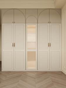 Grande armoire de chambre à coucher en bois massif moderne fabriquée en Chine - Product Image 2