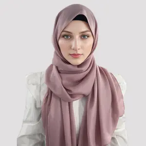 Luxury Shinny Material Glitter Chiffon Scarf Diamond Chiffon Hijab Malaysia Solid Shawl Tudung