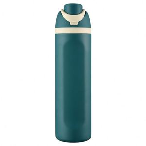 28oz 304 Stainless Steel Vacuum Insulated Dual <b>Drinking</b> Large Capacity Fruit Water Bottle <b>Flask</b> Tumbler with Handle Straw - Product Image 6