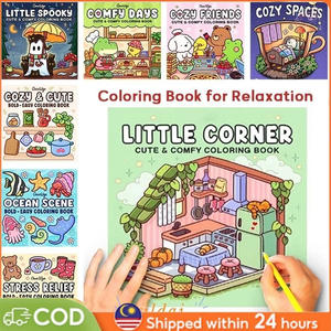 <span class=keywords><strong>Livre</strong></span> de coloriage confortable pour adultes et adolescents Conception simple et audacieuse Couverture en papier imprimée à reliure spirale A5 transfrontalière en stock - Product Image 2