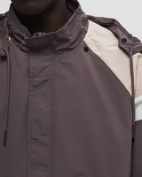 Blouson universitaire col roulé grande taille personnalisé pour homme, patchwork, écologique, respirant, coupe-vent, mode automne, décontracté, avec fermeture éclair