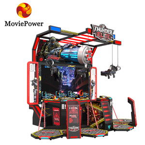 Machine de jeu d'arcade de réalité virtuelle 9D MoviePower, simulateur de tir VR pour 4 joueurs, machine de jeu de tir d'arcade à monnayeur - Product Image 1