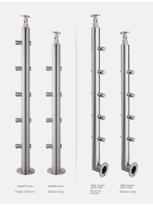 Self-installable <strong>Stainless</strong> <strong>Steel</strong> <strong>Stair</strong> <strong>Handrail</strong> Balcony Railing Modern Minimalist Style Indoor Home Use Flooring 3-Year Warranty - Product Image 3