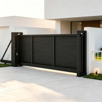Zhanjiang Aluminium Privacy Poorten Automatische Elektrische Toegangspoorten Cantilever Schuifpoort voor Fabriek Villa Binnenplaats