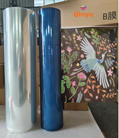 Film DTF Qinyu UV à effet 3D brodé en relief, rouleau de film autocollant PET pour impression UV, transfert à froid, transfert thermique, respectueux de l'environnement, faible coût