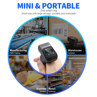 GTCODESTAR - Escáner de Código de Barras Portátil, Lector de Códigos de Barras 2D Inalámbrico, Escáner de Códigos QR 1D para Supermercado