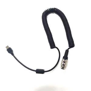 24AWG <span class=keywords><strong>Lumberg</strong></span> à prise USB Câbles spiralés d'alimentation Câbles spiralés électriques Rallonges spiralées - Product Image 5