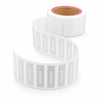 Étiquette adhésive RFID UHF EPC Gen2 860-960 MHz ISO18000-6C passive et flexible pour la logistique des vêtements et l'inventaire
