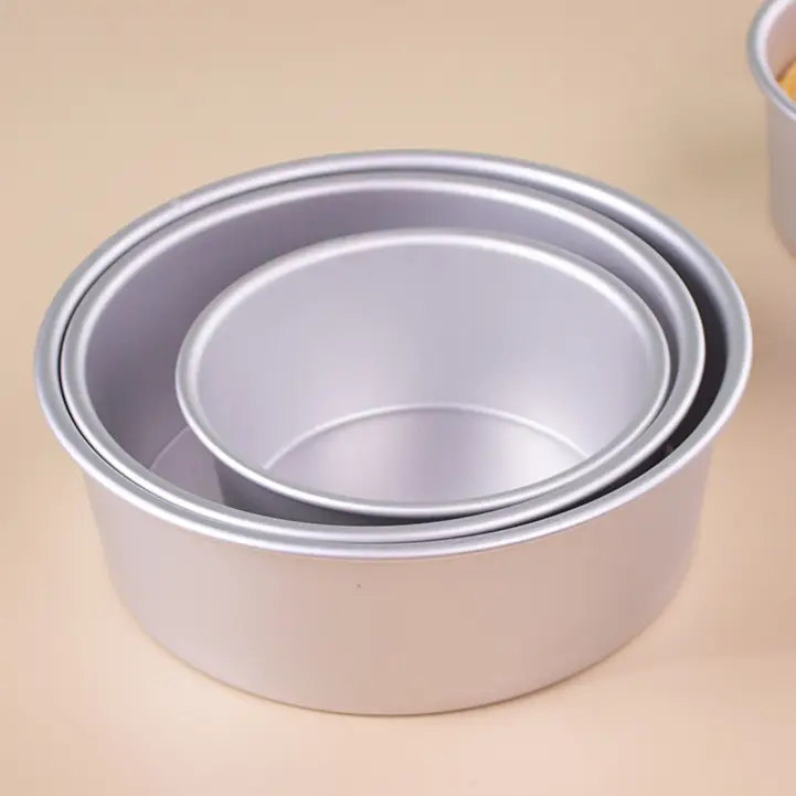 New Mold Aluminium Tin-cans-for-cake Bakeware 6/8/9/10/12/14/16 Inch Pans Food Grade Round Metal Tin