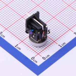 K6-6277D02 Tactile Switch Through hole Component (THT) Switch 2.5N Through Hole 13.2mm 8.2mm - Product Image 2