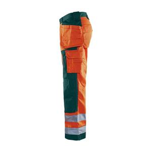 BLAKLADER - 156818115349C60 Pantalon artisanal haute visibilité Orange/Vert-EAN 7330509569689 HI-VIS WORKWEAR - Product Image 4