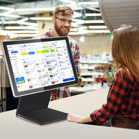 Nouvel écran tactile capacitif Windows de 32 pouces pour entreprises avec ports USB, affichage HD interactif sans fil pour machines de jeu