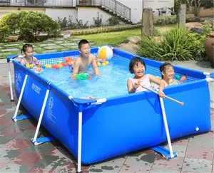 2024 Super March Intex 28272 gran piscina sobre el suelo para adultos jardines al aire libre con precio al por mayor piscina