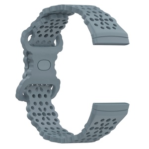 Bracelet de montre sculpté pour <span class=keywords><strong>Fitbit</strong></span> <span class=keywords><strong>Versa</strong></span> 4, pour femmes et hommes, bracelet de remplacement respirant et étanche pour montre de sport - Product Image 4