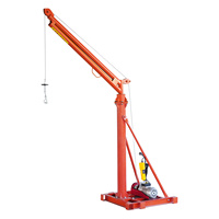 Grue de levage rotative à 180° pour usage intensif en entrepôt, atelier, chantier de construction