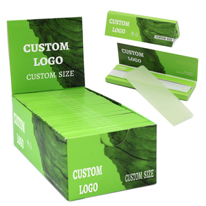 Customizable Wholesale Slow Burning 100% Natural Gum Arabic Kingsize Smoking <b>Rolling</b> <b>Paper</b> <b>rolling</b> hemp <b>wraps</b> weeding packaging - Product Image 1