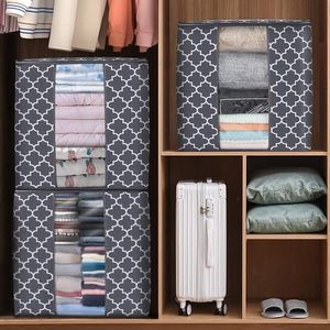 Foldable Blanket <b>Storage</b> Bags <b>Storage</b> <b>Containers</b> for Organizing Bedroom Organization and <b>Storage</b> with Lids and Handle - Product Image 3