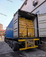 SANDE Conteneur à pierres sur mesure en acier pour chariot élévateur, benne à déchets de pierres, direct usine