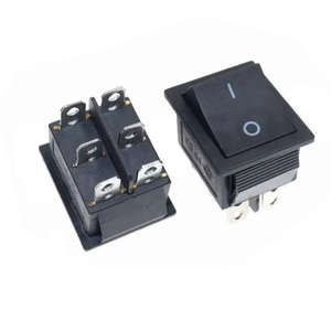 Kcd4 Schip Type Schakelaar Reset Knop Voor Tuimelpaneel 4 Voet/6 Pin 2 Versnellingen/3 Versnellingen 16a 250V Met Licht - Product Image 2