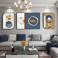 Images 3d Arts modernes, décoration de salon peintures de nature morte paysage de diamant cristal porcelaine Art mural/