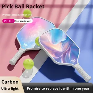 Juego de Raquetas de Pickleball Profesionales de Fibra de Carbono y Fibra de Vidrio de 16 mm de Grosor para Competición - Product Image 4
