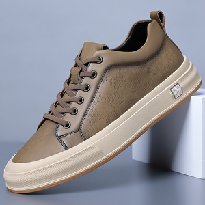 Zapatillas Deportivas <span class=keywords><strong>para</strong></span> <span class=keywords><strong>Hombre</strong></span> con Cordones y Suela Gruesa <span class=keywords><strong>2023</strong></span>, Zapatos Casuales <span class=keywords><strong>de</strong></span> <span class=keywords><strong>Moda</strong></span> en Cuero Genuino, Zapatos <span class=keywords><strong>de</strong></span> <span class=keywords><strong>Moda</strong></span> <span class=keywords><strong>de</strong></span> Caña Baja <span class=keywords><strong>para</strong></span> <span class=keywords><strong>Hombre</strong></span> - Product Image 3