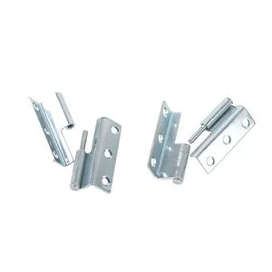 Bisagra desmontable de acero inoxidable de gran oferta, bisagra dividida desmontable, bisagra horizontal para puerta de armario