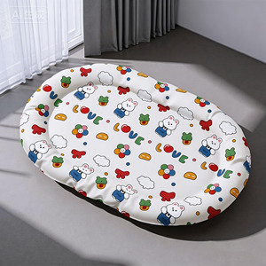 Niedliche Cartoon Wasserdichte Katzen- & Hunde-Kühlmatte Ovale Gel-Kühlmatte für Haustiere Sommer-Kühlpad - Product Image 5