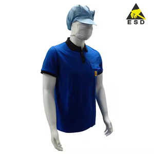 Özelleştirilmiş takım Fallout 4 Ilford Antistaticum anti-statik bez Microclean temiz oda giyim Esd T Shirt - Product Image 2