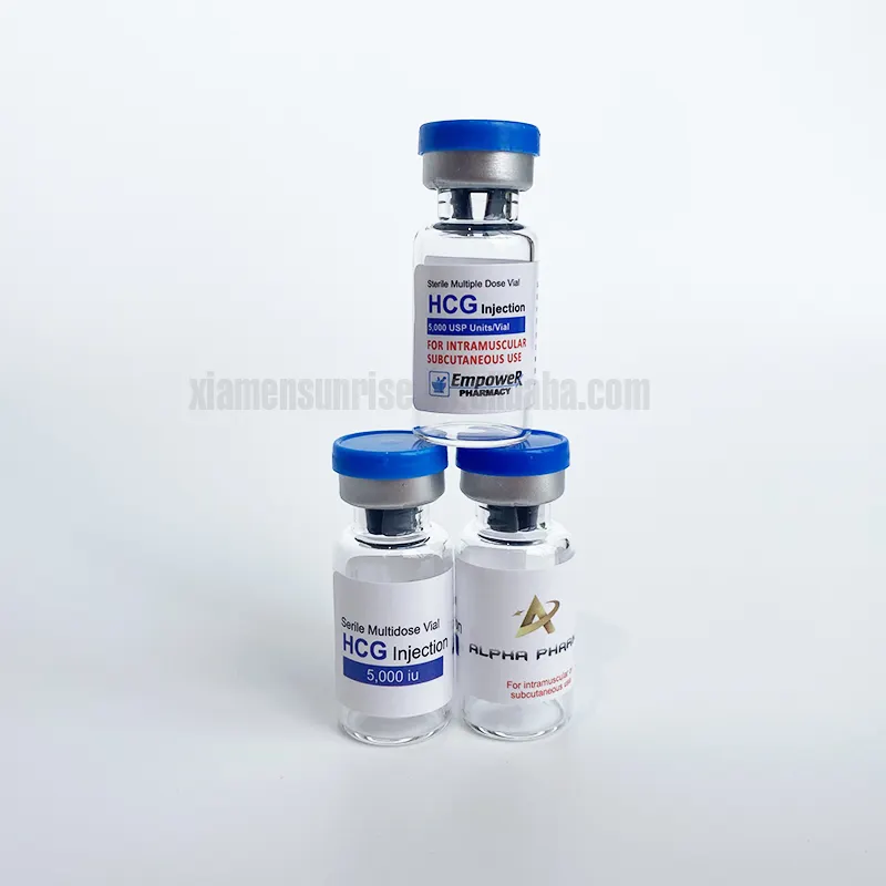 Harga Bagus Desain Kustom Label Botol Kecil Farmasi 2Ml HCG 10Ml untuk Botol Kecil