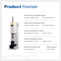 Appareil de compactage Proctor multifonction électrique automatique à affichage numérique pour laboratoire, pour sols standard et modifiés, usage intensif