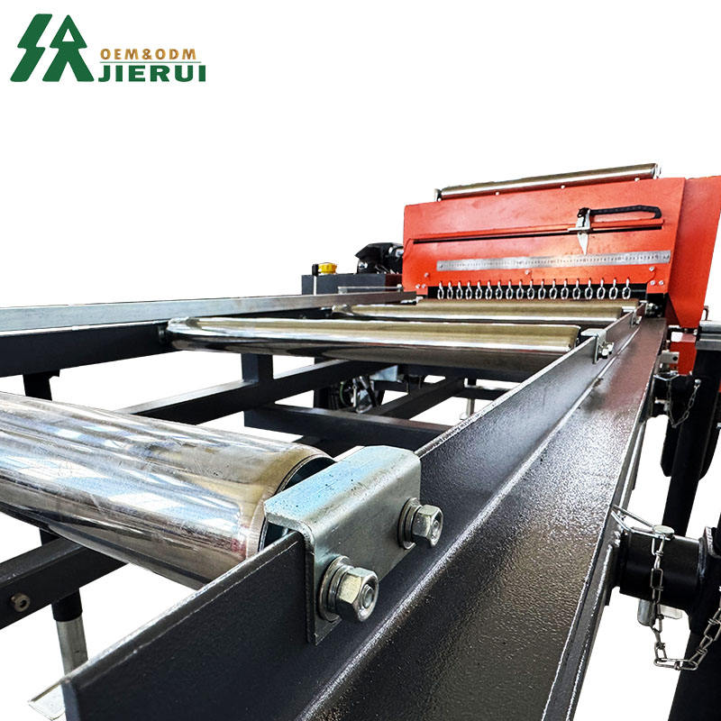 Timber Edger Machine Heavy-Duty Hydraulic Automatic Horizontal Wood Board Edger Machine ...