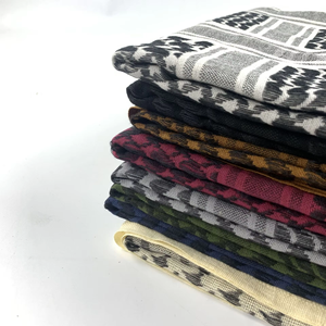 Nuovo Sciarpa in Cotone Shemagh con Nappe, Copricapo Arabo per Collo e Testa, Accessorio Moda per Esterni, Sciarpa con Nappe, Abbigliamento Musulmano - Product Image 5