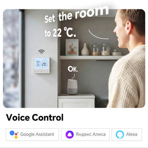Thermostat <span class=keywords><strong>de</strong></span> chauffage au sol électrique 16A avec grand écran LCD et fonction <span class=keywords><strong>de</strong></span> verrouillage par clé pour contrôler le <span class=keywords><strong>film</strong></span> chauffant - Product Image 2