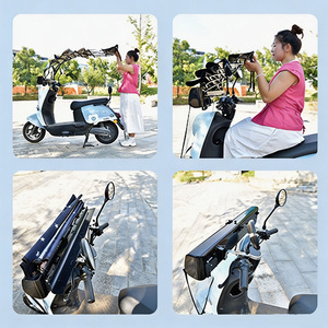 Electric Vehicle <b>Rain</b> <b>Canopy</b> Sunshade Detachable Windproof Sunproof Upper Placement Summer 2025 - Product Image 4