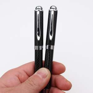 Papelería de Lujo Directo de Fábrica, Bolígrafo Escolar de Material ABS, Personalizado con Impresión, Fibra de Carbono Negra, Personalizado para Empresas y Escuelas - Product Image 6