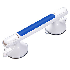 Barra de apoyo Yu Jian con ventosas antideslizantes, capacidad de 110 lb, para baño, para personas mayores, plástico azul grisáceo - Product Image 1