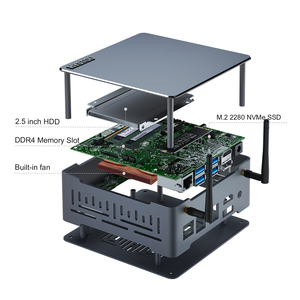 Hystou Mini PC With 5 3550H <b>Hard</b> <b>Drive</b> DDR4 RAM Gamer Computer Unit Win 10 Support-AU US CN EU Plugs M6 R5 -3550H Technology Rea - Product Image 1