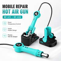 Station de soudage et dessoudage tout-en-un RF4 RF-H11 & RF-H12 avec pistolet à air chaud, écran LCD 500°C pour réparation de téléphones et reprise BGA
