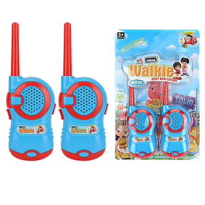 Walkie Talkie Interattivi Wireless per Bambini, Giocattoli Ecologici in Plastica per Esterni, Portatili e Telecomandati, Blu+Rosa - Product Image 5