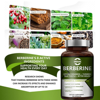 Capsules de gestion du poids à formule naturelle OEM/ODM à base de berbérine et de cannelle de Ceylan : favorisent le métabolisme et la digestion