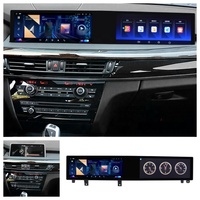 Radio vidéo multimédia Android double écran de 21 pouces pour BMW X5X6 F15 F16 NBT EVO 2014 - 2018 Navigation GPS automatique Bluetooth WiFi