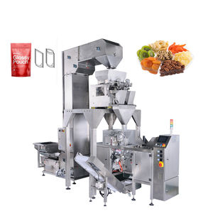 Machine d'emballage automatique de granulés de pommes de terre, de sucre, de Granola, d'aliments pour animaux, de noix de cajou, de sacs préfabriqués, de granulés - Product Image 1